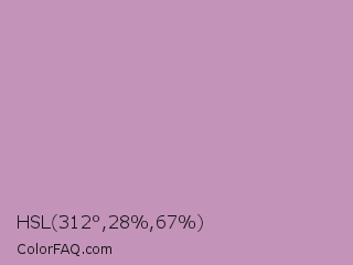 HSL 312°,28%,67% Color Image