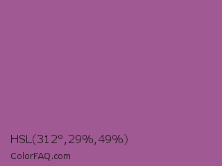 HSL 312°,29%,49% Color Image