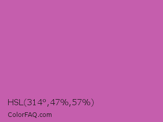 HSL 314°,47%,57% Color Image