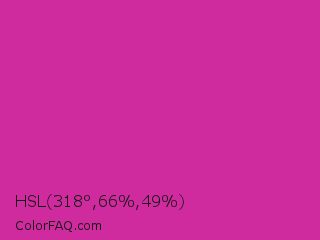 HSL 318°,66%,49% Color Image
