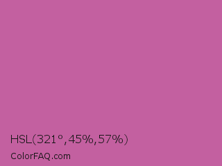 HSL 321°,45%,57% Color Image