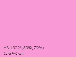HSL 322°,89%,79% Color Image