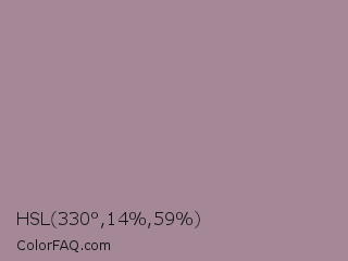 HSL 330°,14%,59% Color Image