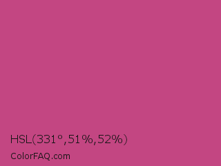 HSL 331°,51%,52% Color Image