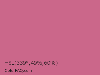 HSL 339°,49%,60% Color Image