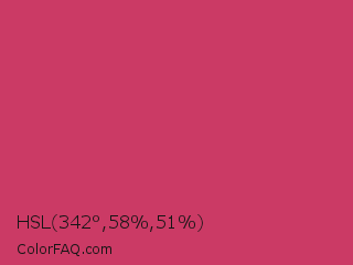 HSL 342°,58%,51% Color Image