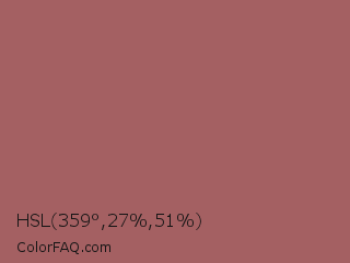 HSL 359°,27%,51% Color Image