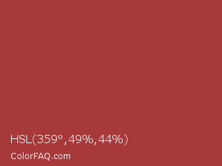 HSL 359°,49%,44% Color Image