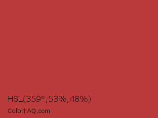 HSL 359°,53%,48% Color Image