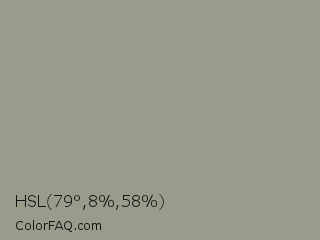 HSL 79°,8%,58% Color Image