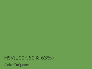 HSV 100°,50%,63% Color Image