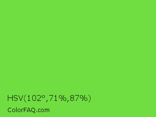 HSV 102°,71%,87% Color Image