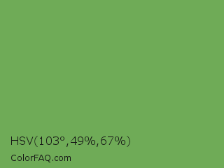 HSV 103°,49%,67% Color Image
