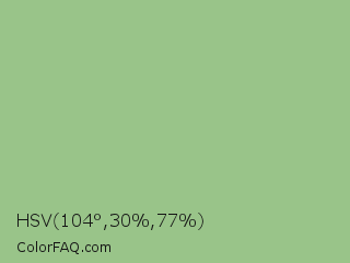 HSV 104°,30%,77% Color Image