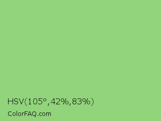 HSV 105°,42%,83% Color Image