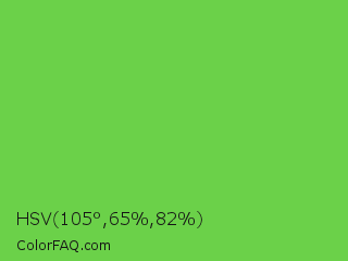 HSV 105°,65%,82% Color Image