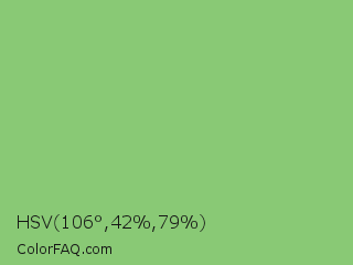 HSV 106°,42%,79% Color Image