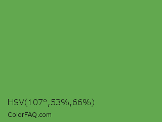 HSV 107°,53%,66% Color Image