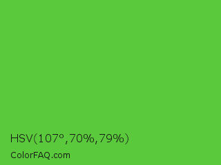 HSV 107°,70%,79% Color Image