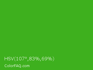 HSV 107°,83%,69% Color Image