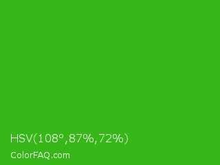 HSV 108°,87%,72% Color Image