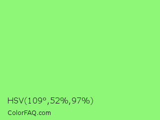 HSV 109°,52%,97% Color Image