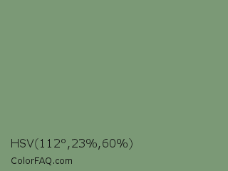 HSV 112°,23%,60% Color Image