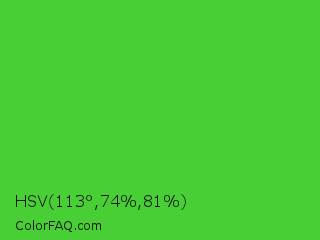 HSV 113°,74%,81% Color Image