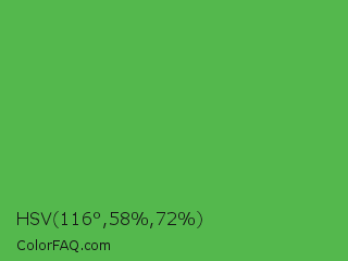 HSV 116°,58%,72% Color Image
