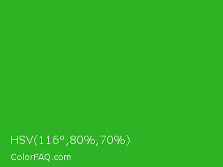 HSV 116°,80%,70% Color Image