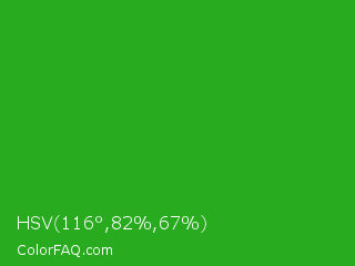 HSV 116°,82%,67% Color Image