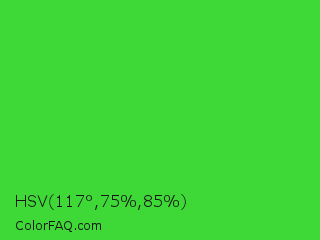 HSV 117°,75%,85% Color Image