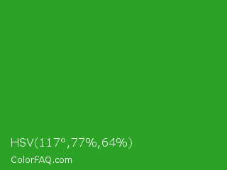 HSV 117°,77%,64% Color Image