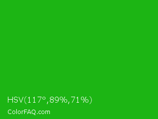 HSV 117°,89%,71% Color Image