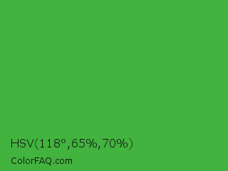 HSV 118°,65%,70% Color Image
