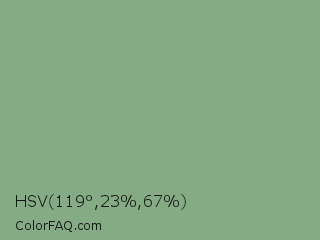 HSV 119°,23%,67% Color Image