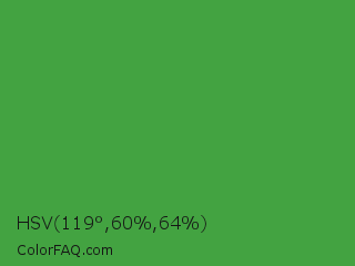 HSV 119°,60%,64% Color Image