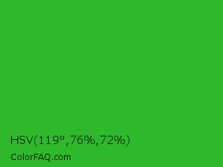 HSV 119°,76%,72% Color Image