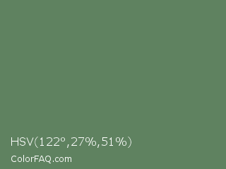 HSV 122°,27%,51% Color Image