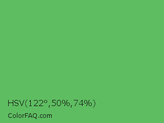 HSV 122°,50%,74% Color Image