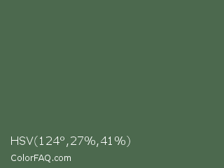 HSV 124°,27%,41% Color Image