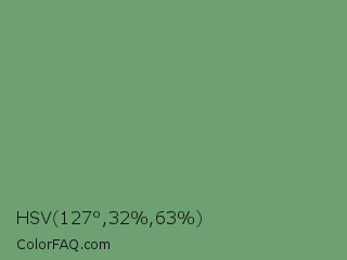 HSV 127°,32%,63% Color Image