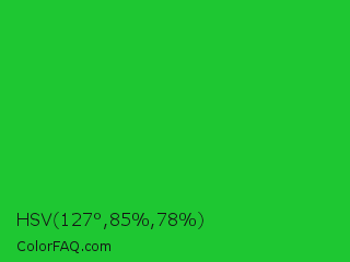 HSV 127°,85%,78% Color Image