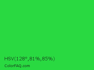 HSV 128°,81%,85% Color Image