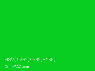 HSV 128°,97%,81% Color Image