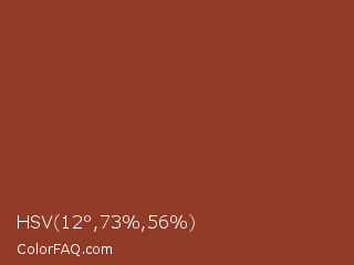 HSV 12°,73%,56% Color Image