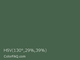 HSV 130°,29%,39% Color Image