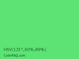 HSV 131°,60%,89% Color Image