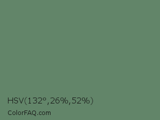 HSV 132°,26%,52% Color Image