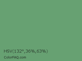 HSV 132°,36%,63% Color Image
